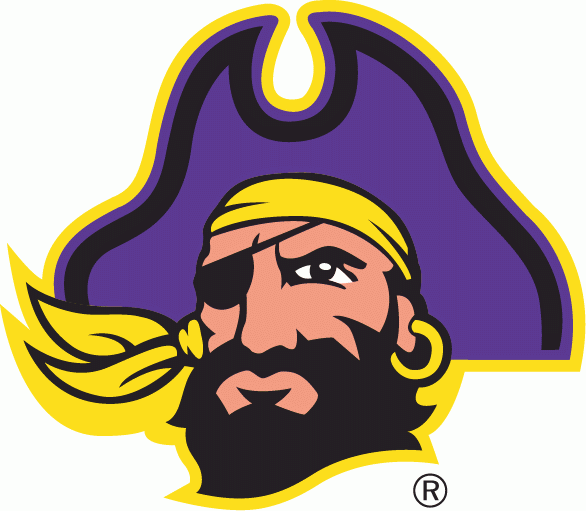 East Carolina Pirates 1999-2003 Secondary Logo iron on transfers for T-shirts